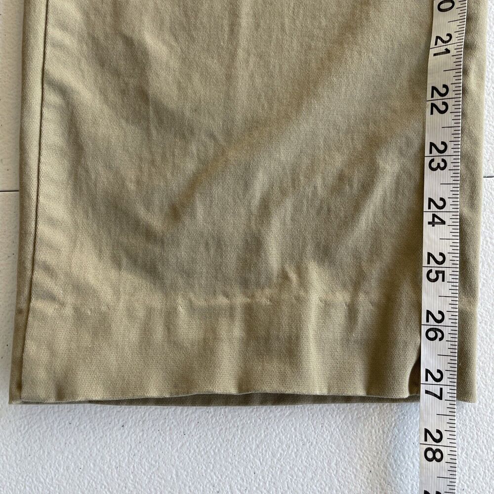 Lee Extreme Comfort Mens Sz 32X27 (Length Hemmed 27 In) Straight Fit Khaki Pants - Picture 10 of 11